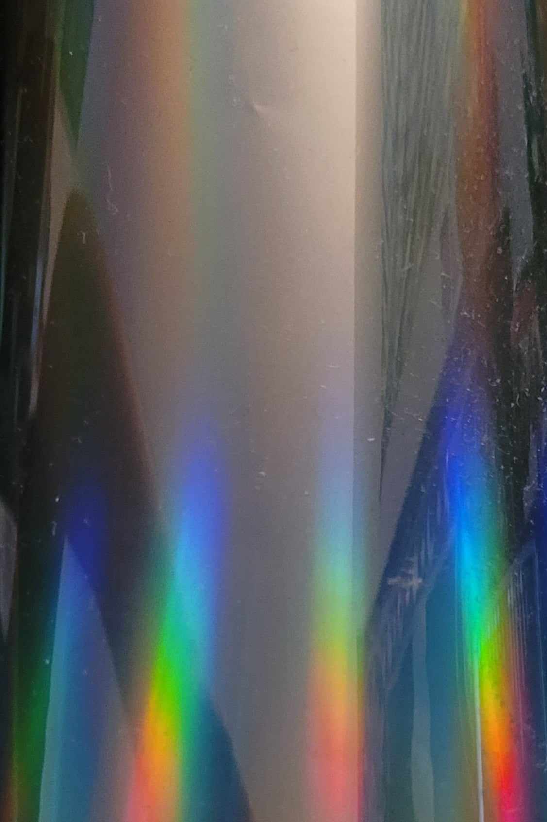 27" Juggling Stick (Black  holographic rainbow)